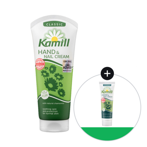 Kamill Hand & Nail Cream Classic 100ml Set (+Herbal 30ml)